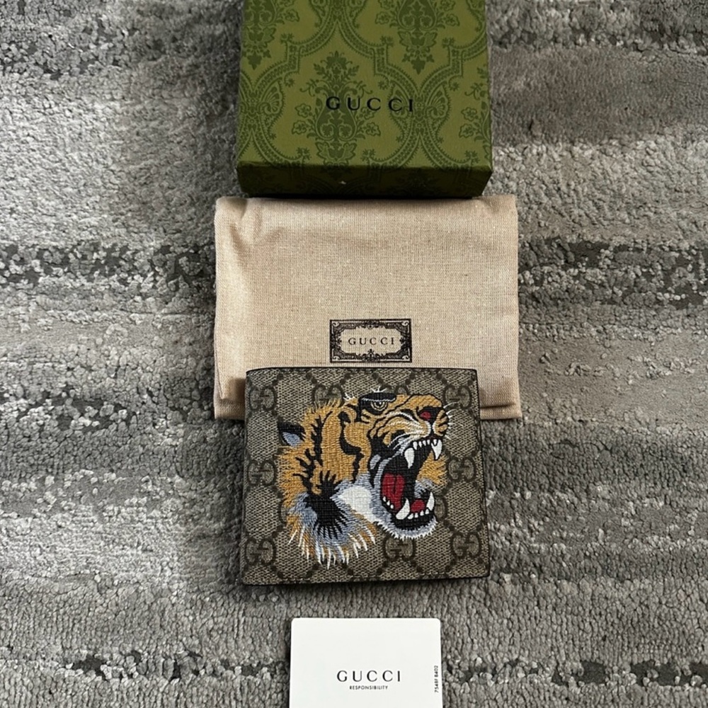 Gucci Tiger Print Wallet